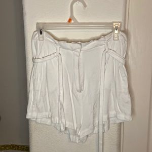 White contemporary shorts